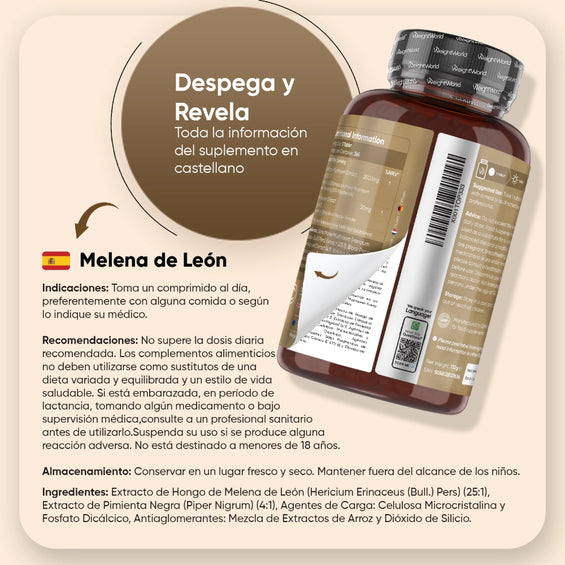 Cómo tomar el suplemento Melena de León