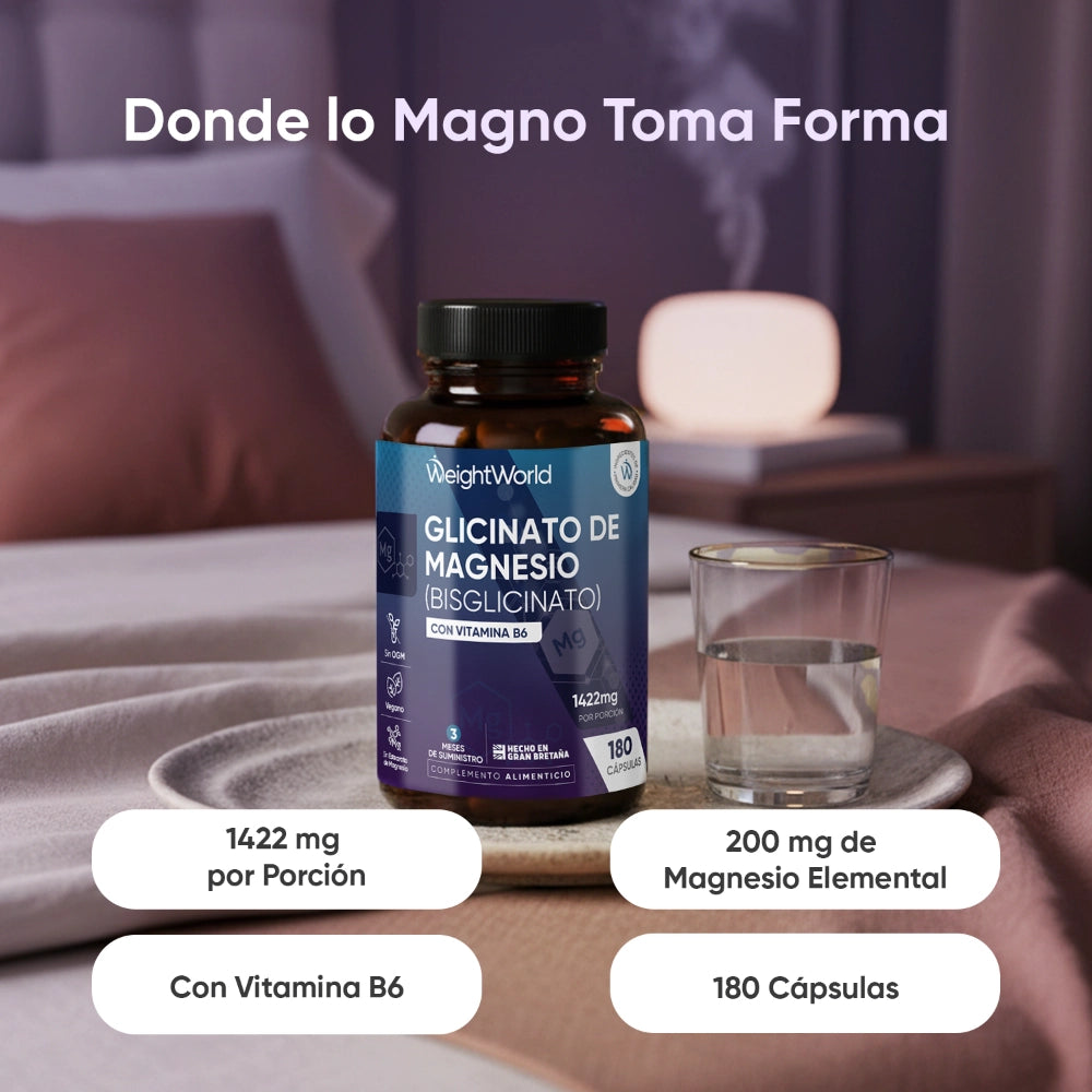 Glicinato de Magnesio 1422 mg