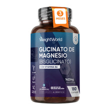 Suplemento Glicinato de Magnesio con Vitamina B6