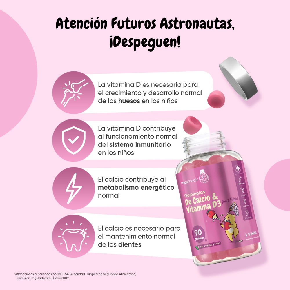 Beneficios del Calcio y la Vitamina D3