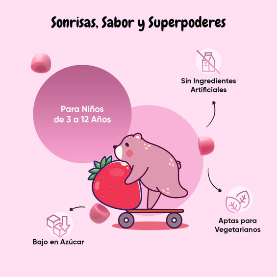 Gominolas saludables para niños de 3 a 12 años