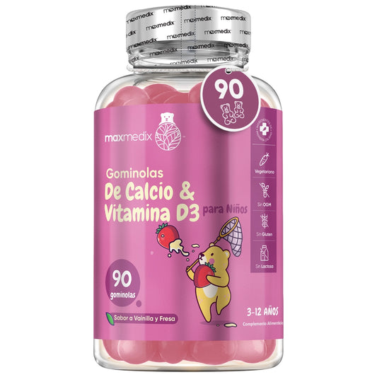 Gominolas de Calcio y Vitamina D3 de maxmedix
