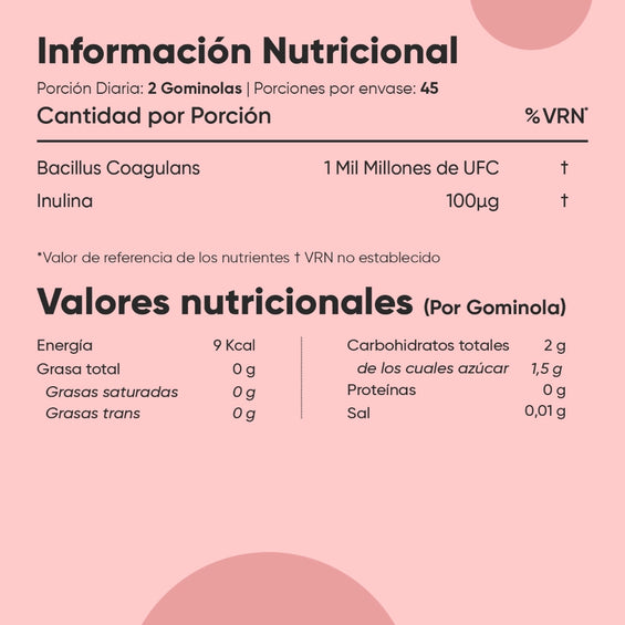 Información nutricional