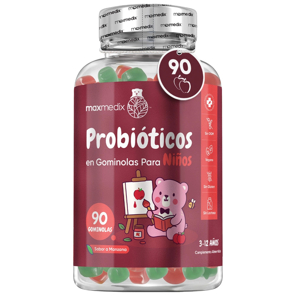 Probióticos en gominolas para niños maxmedix