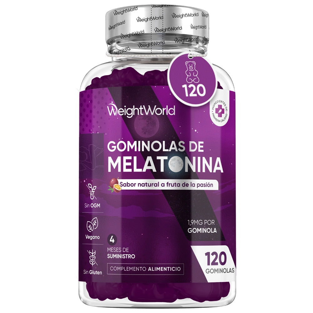 Suplemento Melatonina 1,9 mg en gominolas