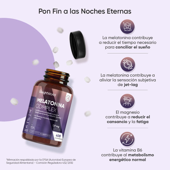 Pastillas de Melatonina para dormir