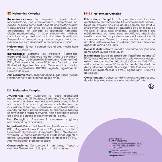 Recomendaciones Melatonina