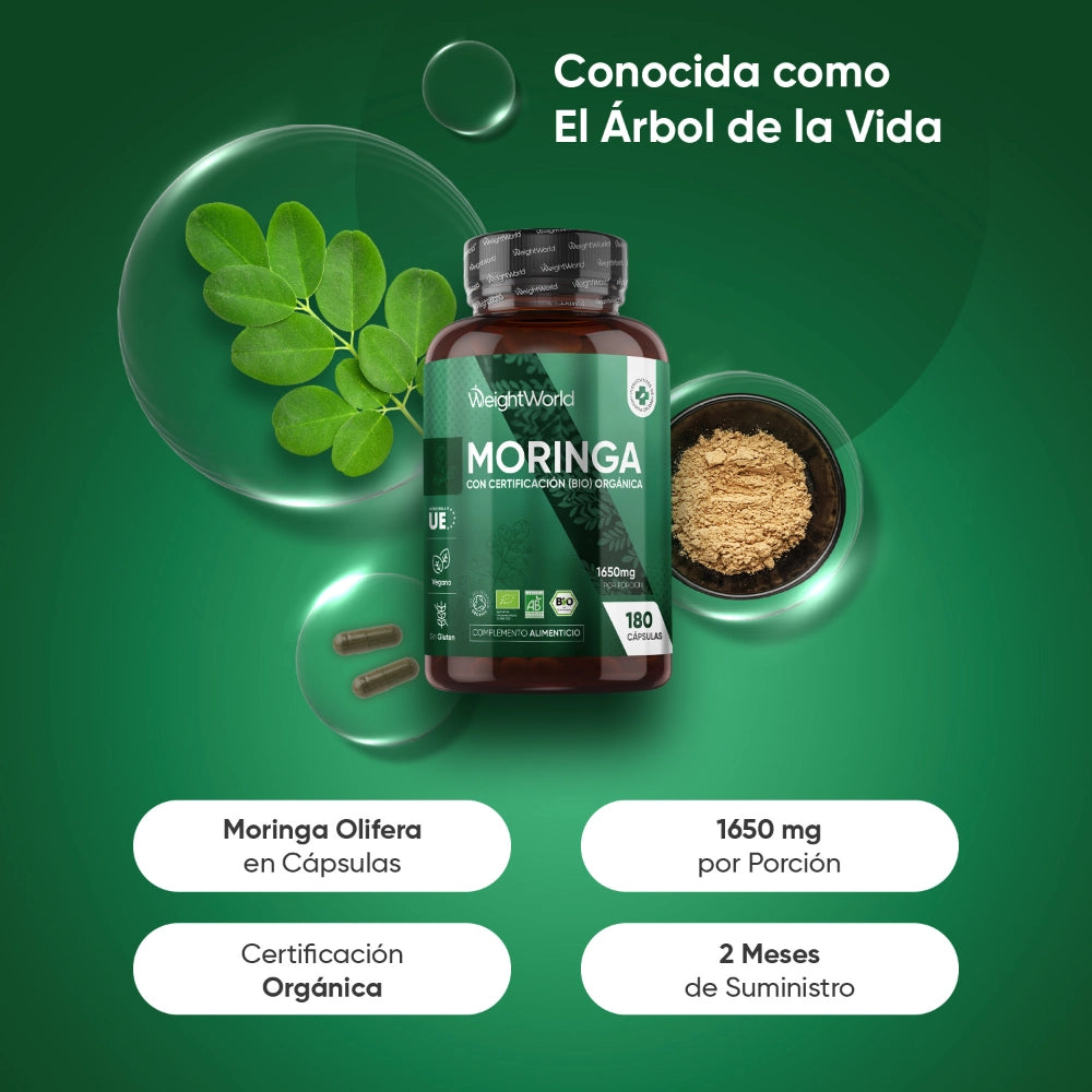 Moringa en cápsulas