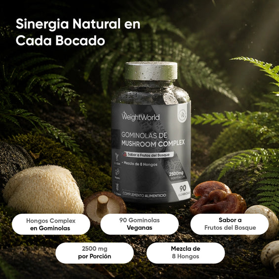 Hongos Complex en gominolas