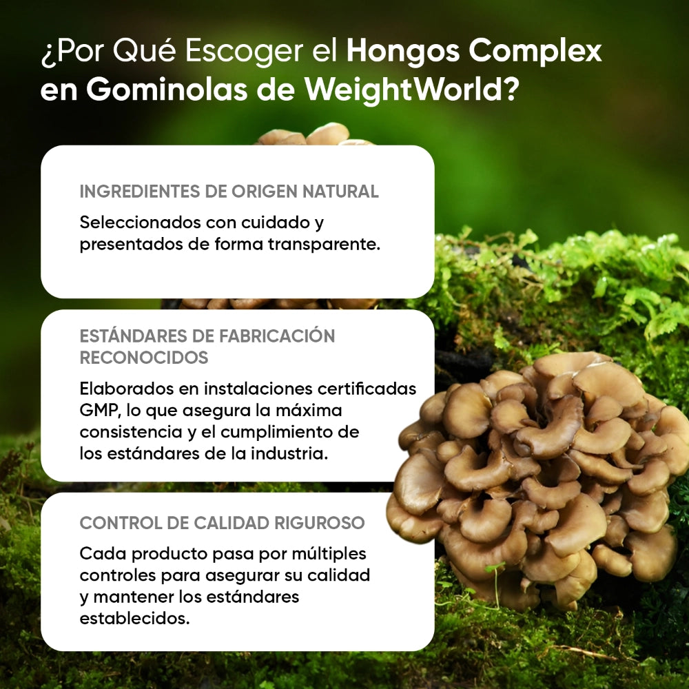 Compra Hongos Complex en WeightWorld