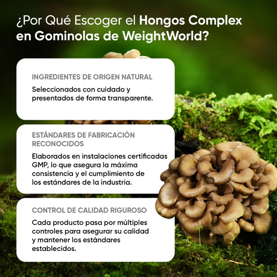 Compra Hongos Complex en WeightWorld