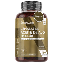 Cápsulas de aceite de ajo sin olor