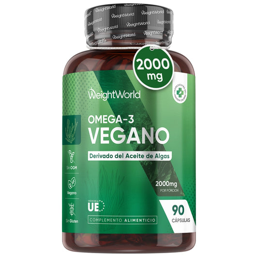 Omega 3 Vegano - Aceite de Algas 2000 mg