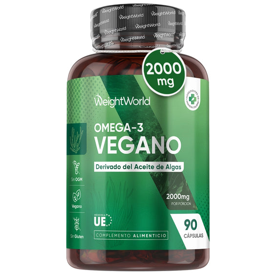 Omega 3 Vegano - Aceite de Algas 2000 mg