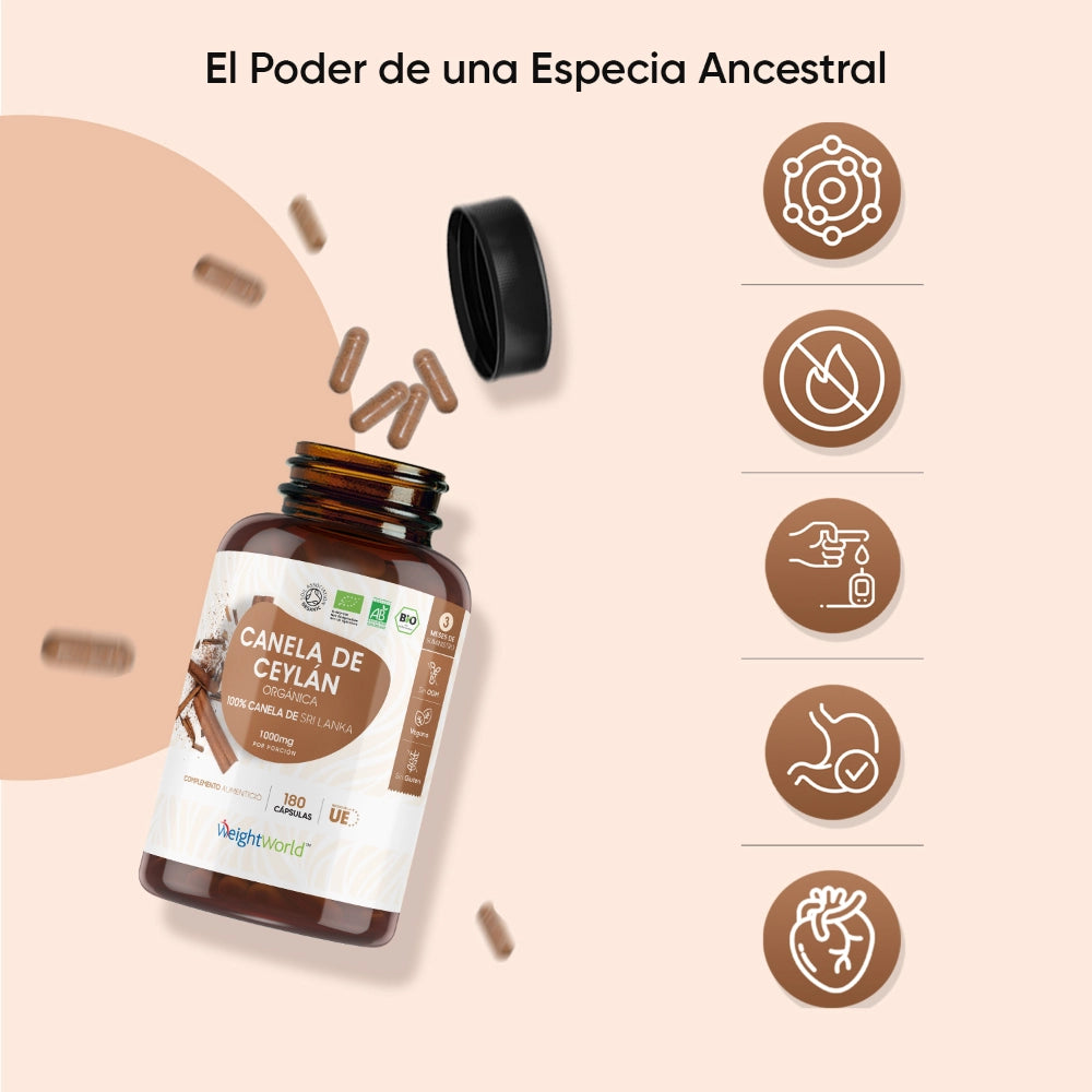 Beneficios de la Canela de Ceilán