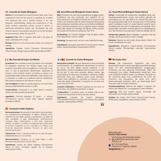 Cómo tomar las cápsulas de Canela de Ceilán