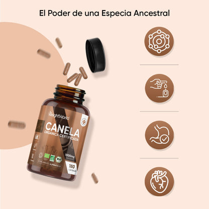 Beneficios de las cápsulas de canela orgánica