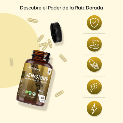 Jengibre en cápsulas