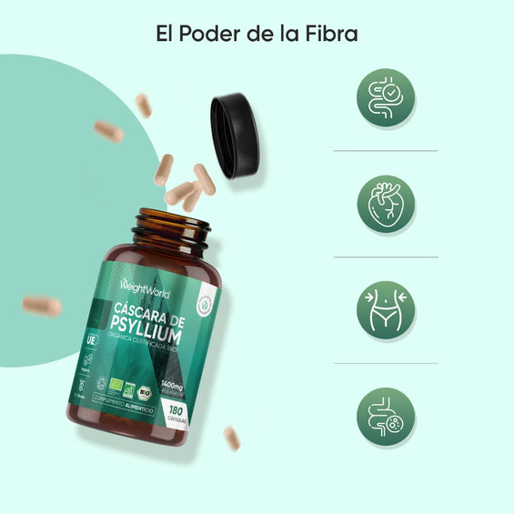 Propiedades de la cáscara de Psyllium