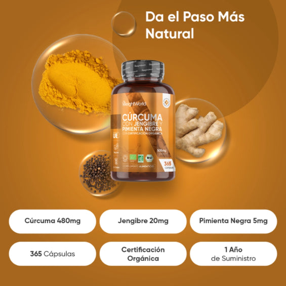 Cúrcuma Orgánica Certificada