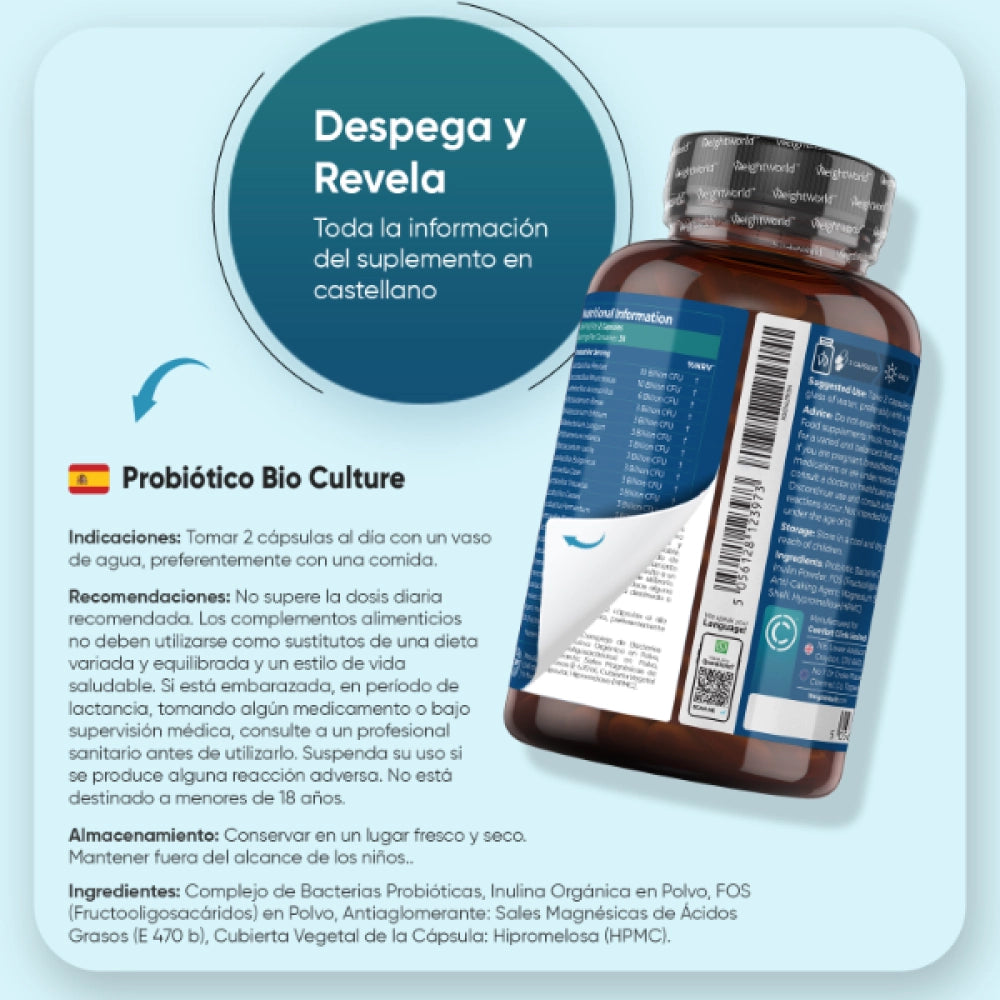 Recomendaciones para el suplemento Probióticos intestinales