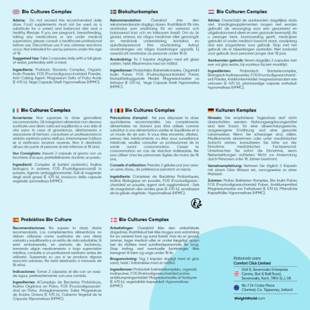 Uso de los probióticos intestinales en cápsulas