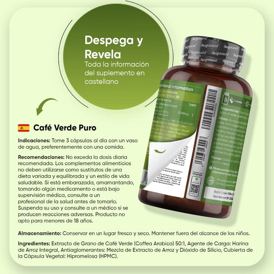 Recomendaciones para las cápsulas del Café Verde