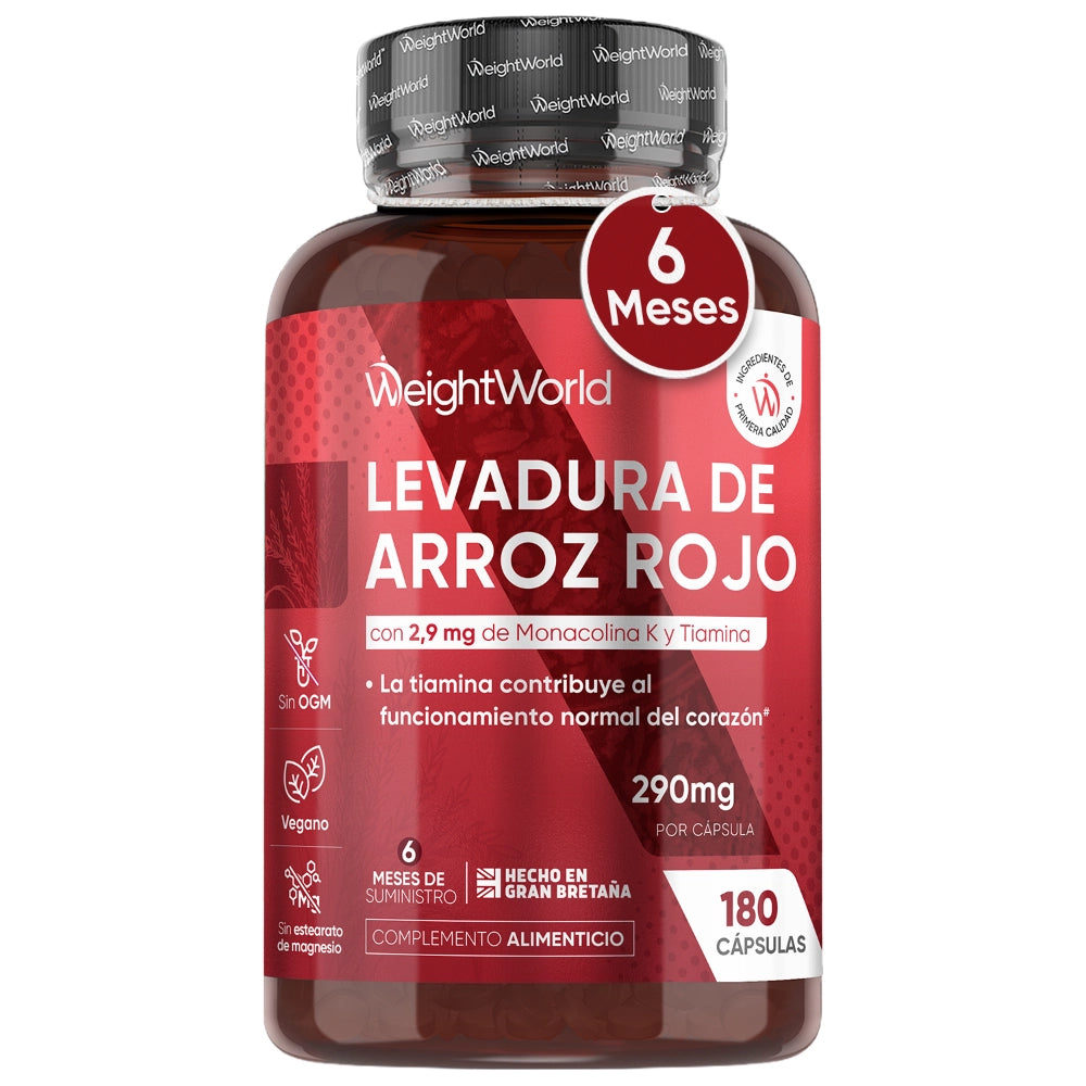 Levadura de arroz rojo con CoQ10 y B1