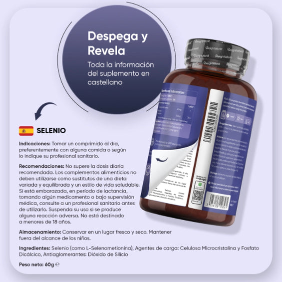 Indicaciones comprimidos de Selenio