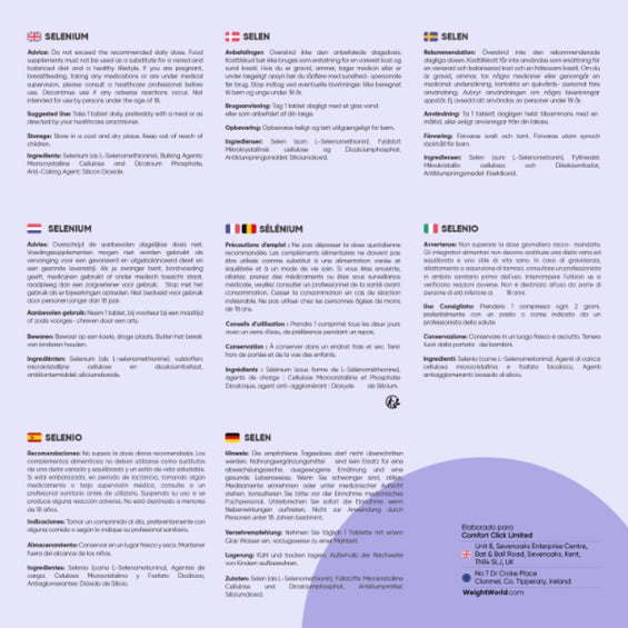 Recomendaciones de Selenio