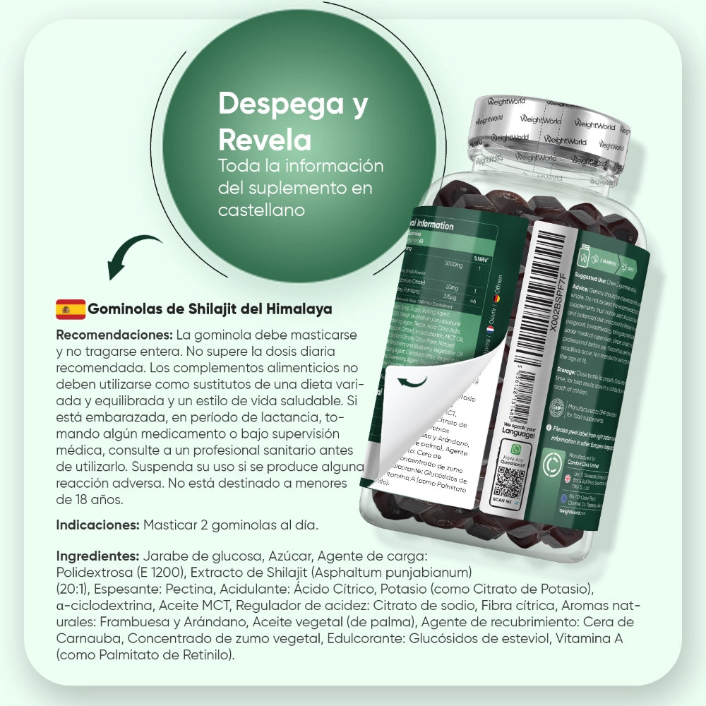 Recomendaciones para Shilajit gummies
