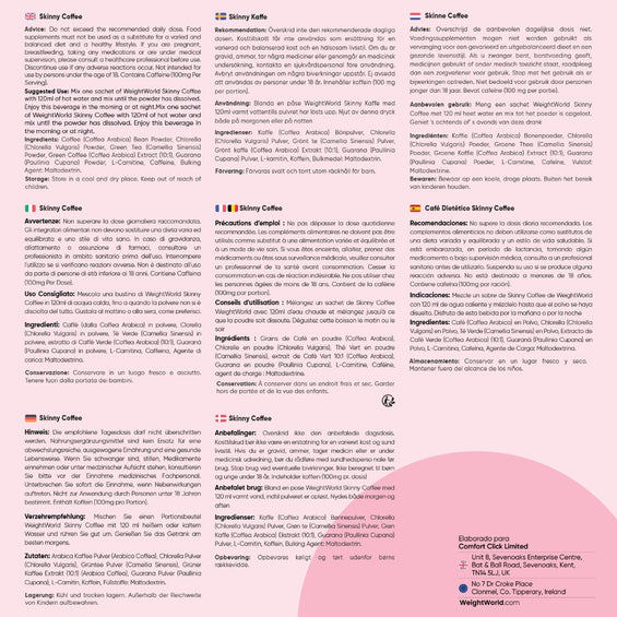 Recomendaciones Skinny Coffee