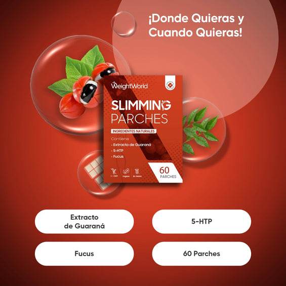 60 parches con Fucus, Guaraná y 5 -HTP