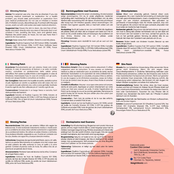 Cómo usar los parches Slimming con Guaraná