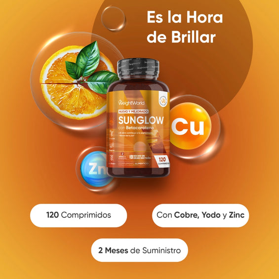Sunglow con cobre, yodo y zinc