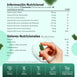 Información nutricional del suplemento Super Greens