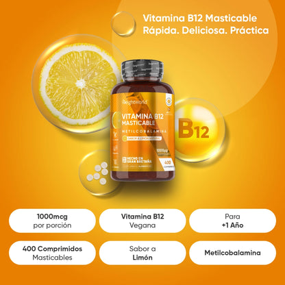 Metilcobalamina B12 masticable