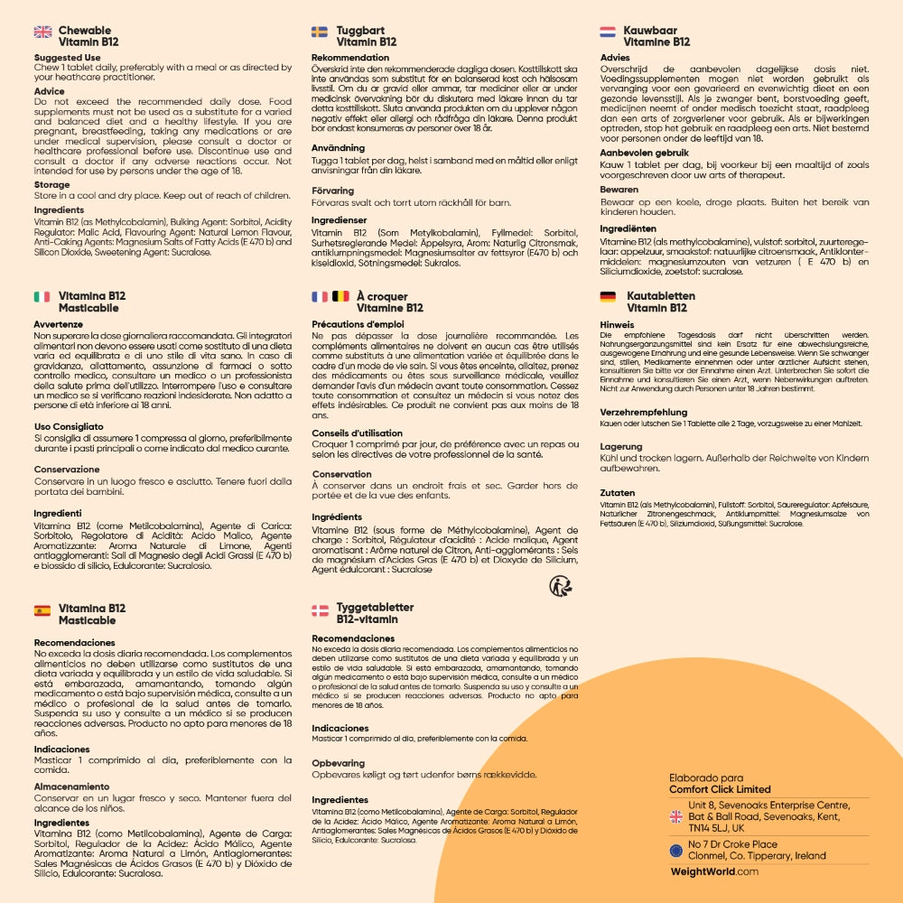 Recomendaciones suplemento B12