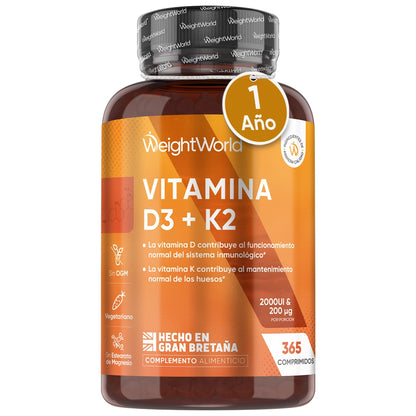 Vitamina D3 Vegetariana + K2