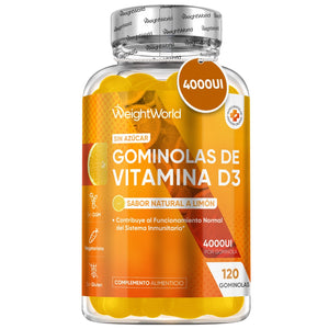 Gominolas de Vitamina D3 de WeightWorld