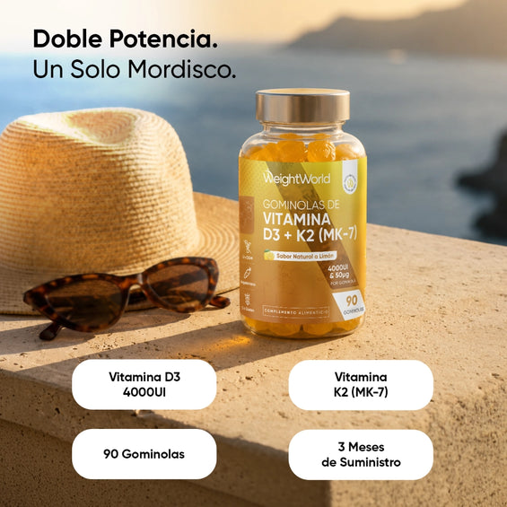 Gominolas D3 4000 UI + K2