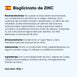 Recomendaciones para el bisglicinato de zinc