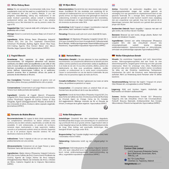 Modo de uso extracto de alubia blanca