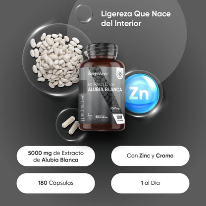 Cápsulas de extracto de alubia blanca