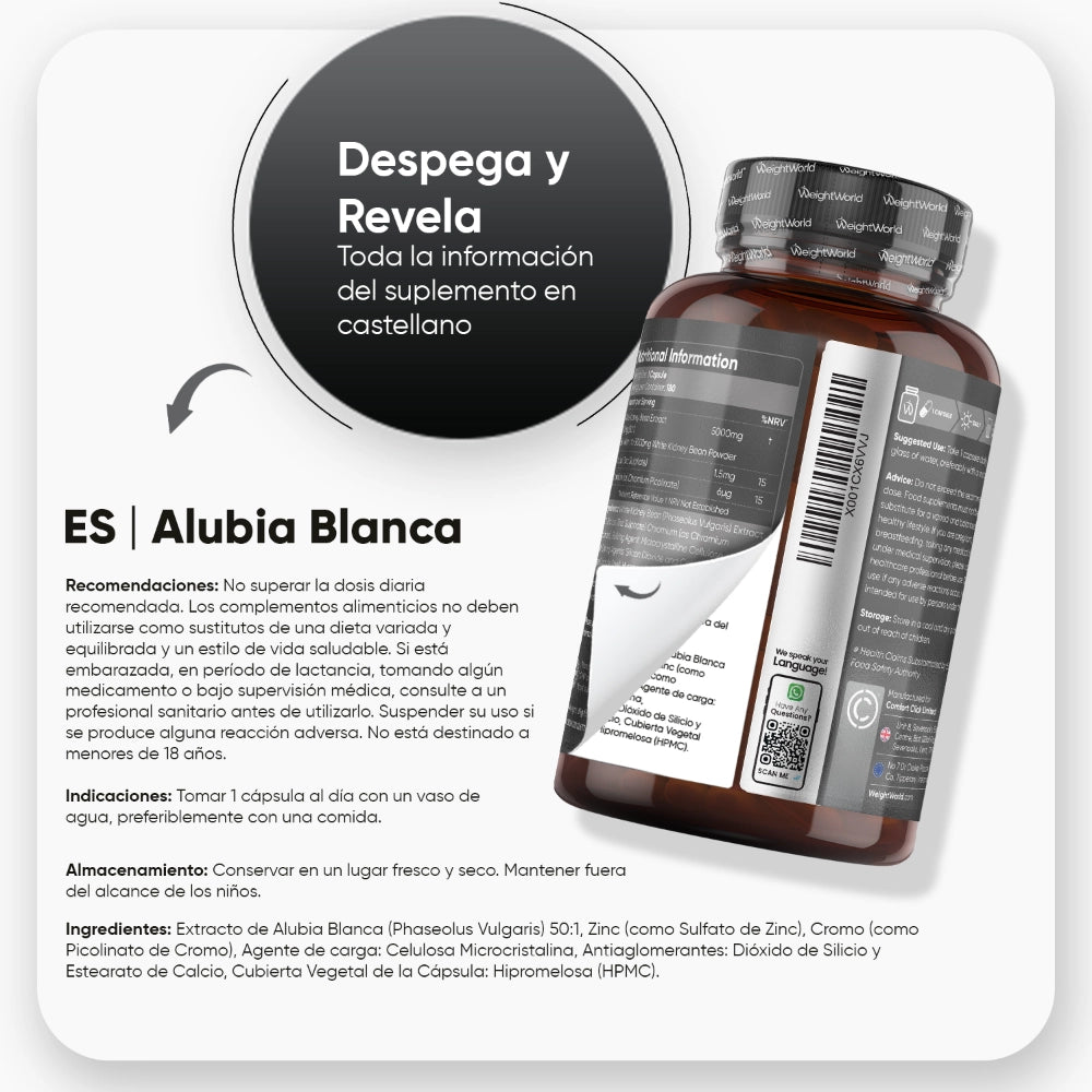 Recomendaciones extracto de alubia blanca