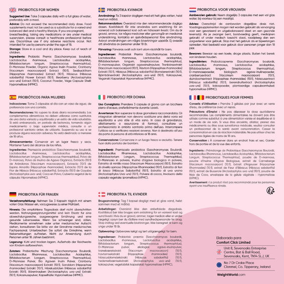 Cómo tomar las cápsulas de probióticos para la mujer