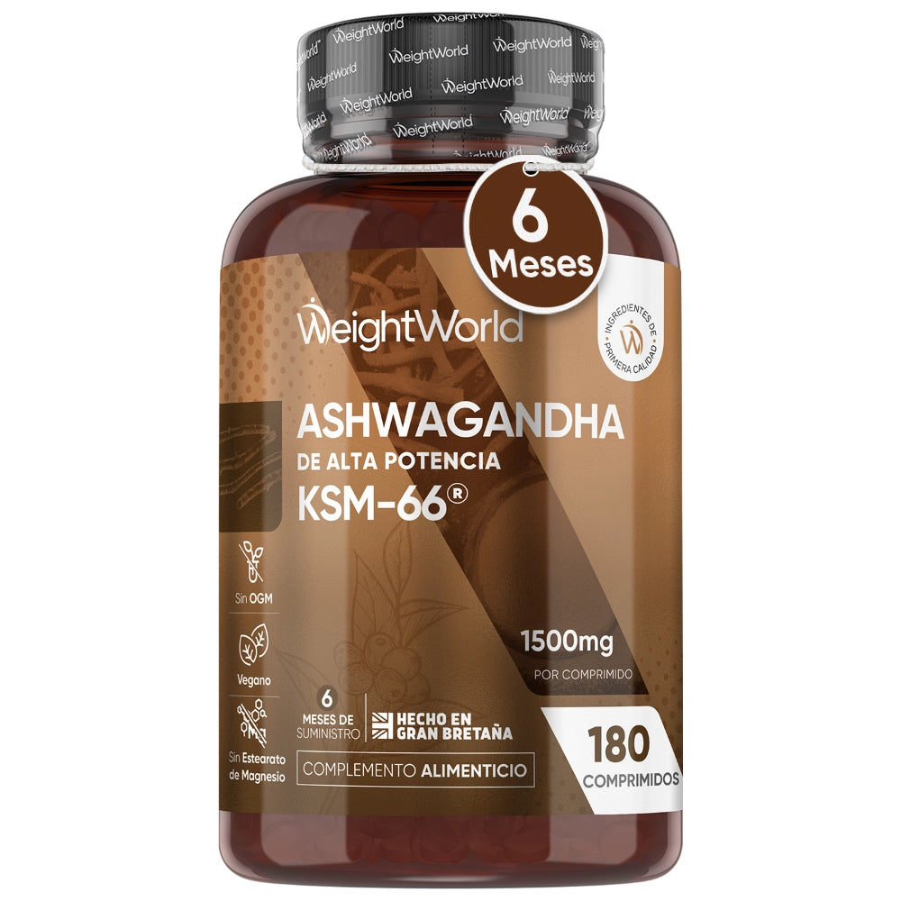 Suplemento de Ashwagandha ksm-66