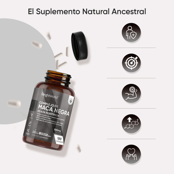 Maca Negra y Amarilla para 6 meses