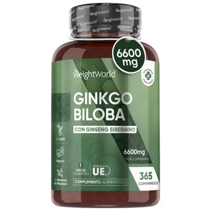 Comprimidos de Ginkgo Biloba