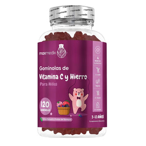 Gominolas de hierro y vitamina C Maxmedix